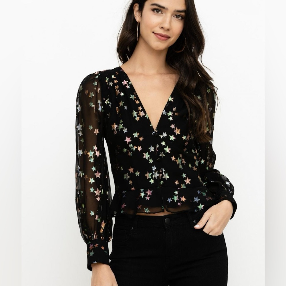 Yumi Kim Jodi Top Starry Night Black XS
